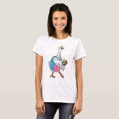 T-shirt Joueur de volley-ball Duck (Devant entier)