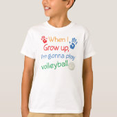 T-shirt Joueur de volley-ball futur (Devant)
