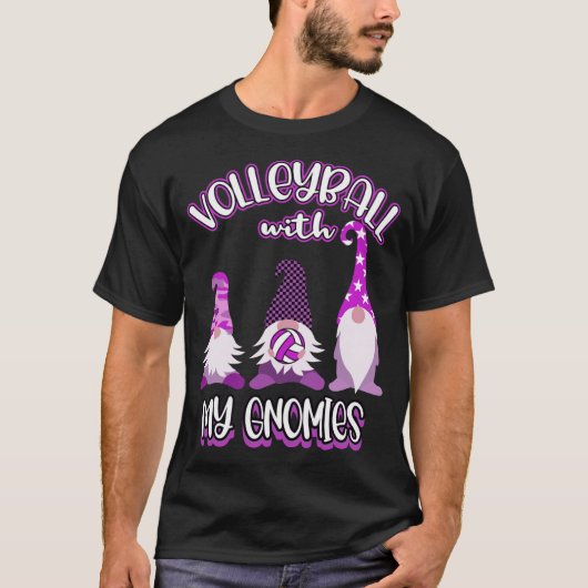 T-shirt Joueur de volley-ball Gnomes (Devant)