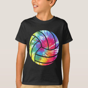 T-shirt Joueur de volley-ball hippie couleur aquarelle