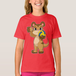 T-shirt Joueur de volley-ball Meerkat