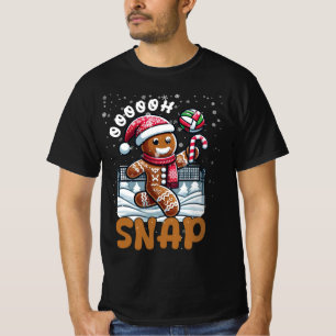 T-shirt Joueur de volley-ball Noël Gingerpain Homme Blocag