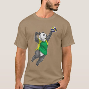 T-shirt Joueur de volley-ball Panda