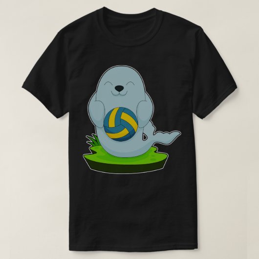 T-shirt Joueur de volley-ball Seal (Design devant)