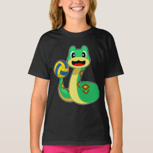 T-shirt Joueur de volley-ball serpent Volleyball