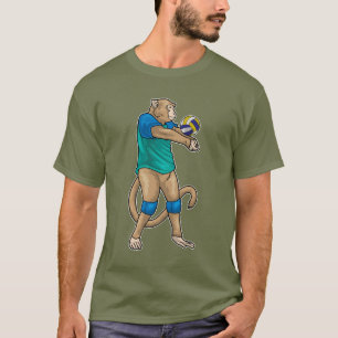 T-shirt Joueur de volley-ball singe