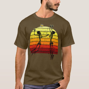 T-shirt Joueur de volley-ball Skeleton