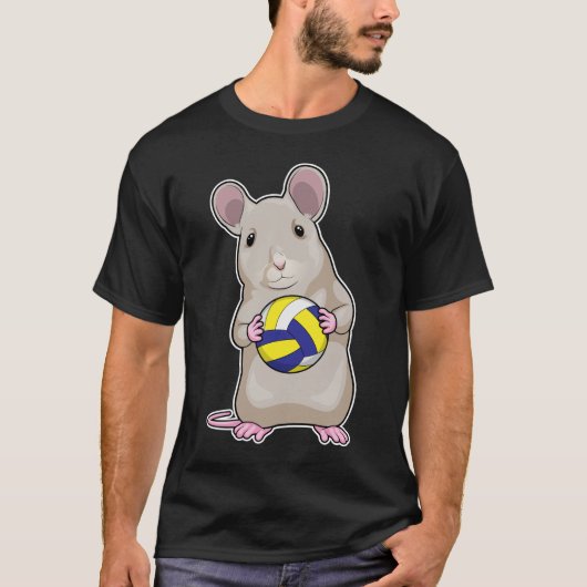 T-shirt Joueur de volley-ball Souris (Devant)