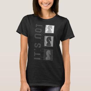 T-shirt Joueur d'échecs Ce n'est pas Cheval Pièces d'échec