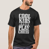 T-shirt Joueur d'échecs Cool pour enfants d'échecs Master (Devant)