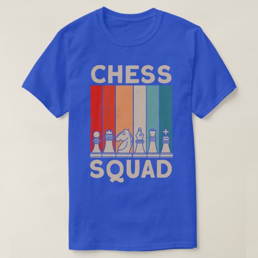 T-shirt Joueur d'échecs de l'équipe d'échecs (Design devant)