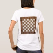 T-shirt Joueur d'échecs échec et mat (Dos)