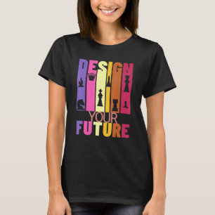 T-shirt Joueur d'échecs Graphisme Inspirant Votre Avenir