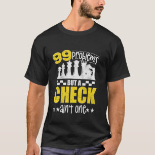 T-shirt Joueur d'échecs jeu de jeu de jeu d'échecs