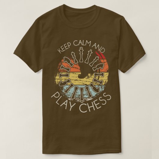 T-shirt Joueur d'échecs Retro (Design devant)