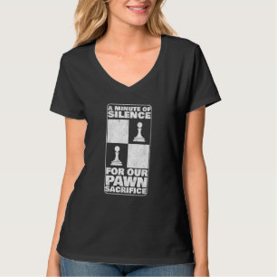 T-shirt Joueur d'échecs Sacrifice de pion Ouverture Drôle 