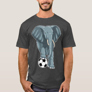 T-shirt Joueur d'éléphants Soccer