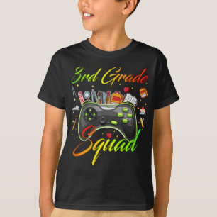 T-shirt Joueur d'équipe de 3e année Retour à l'école Garço