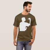 T-shirt Joueur des fléchettes (Devant entier)