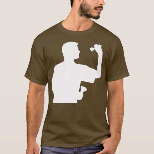 T-shirt Joueur des fléchettes (Devant)