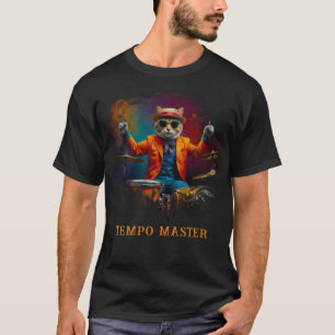 T-shirt *~* Joueur DRUMMER Cool Cat AP91 Percussionniste
