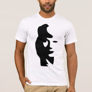 T-shirt Joueur du visage ou de saxophone de la femme ?