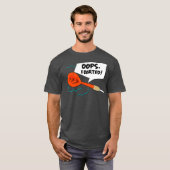 T-shirt Joueur fléché Oops I Darted (Devant entier)
