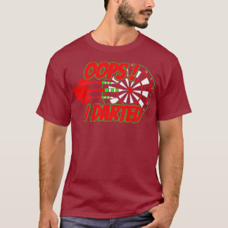 T-shirt Joueur fléché Oops I Darted