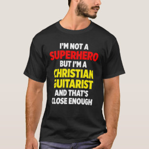 T-shirt Joueur guitariste chrétien de l'église de culte