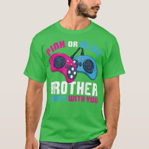 T-shirt Joueur Hommes Genre Révéler Pink Ou Blue Brother J