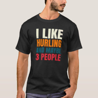 T-shirt Joueur Introverti de Hurling Hurleur Gaélique Irla