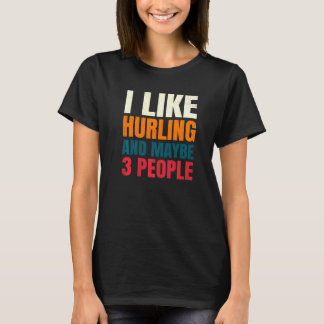 T-shirt Joueur Introverti de Hurling Hurleur Gaélique Irla