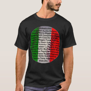 T-shirt Joueur Italien Américain De Baseball