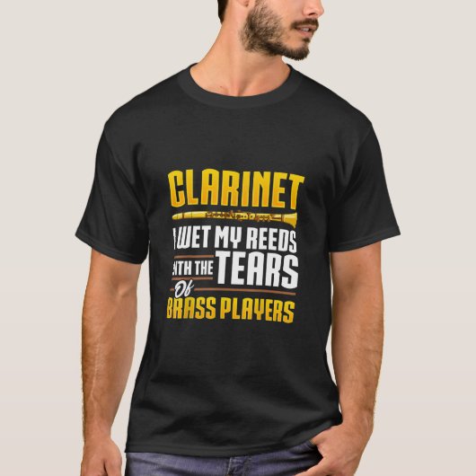 T-shirt Joueur Mens Clarinet Cadeau pour bande Marching Cl (Devant)