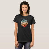 T-shirt Joueur Rpg Dice D20 Dice Dragon Retro (Devant entier)