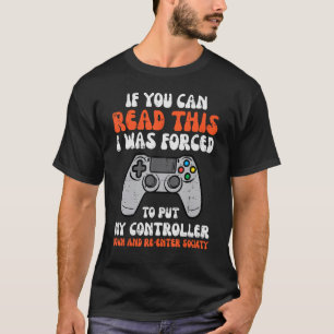 T-shirt Joueur Si Vous Pouvez Lire Cet Homme Garçons Enfan