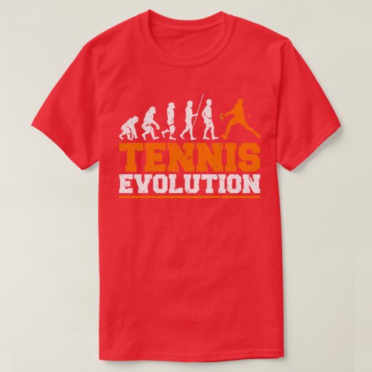 T-shirt Joueur Tennis Evolution (Design devant)