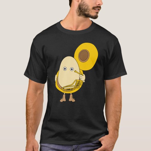 T-shirt Joueur Tuba Egghead (Devant)