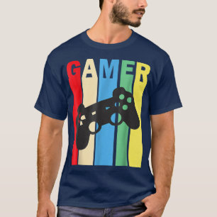 T-shirt Joueur vidéo cool Retro Joueur Vintage Cadeau B