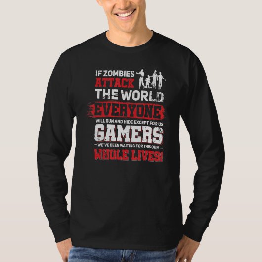 T-shirt Joueur vidéo de conception de console Lagging (Devant)