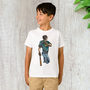 T-shirt Joueur vintage de baseball Retro Sports Artwork