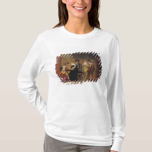T-shirt Joueurs de backgammon (Devant)