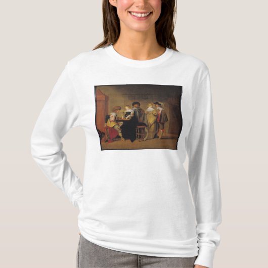 T-shirt Joueurs de backgammon (Devant)