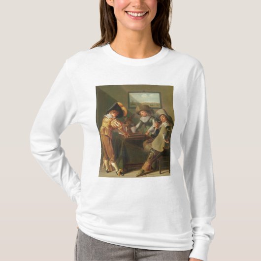 T-shirt Joueurs de backgammon, XVIIème siècle (Devant)