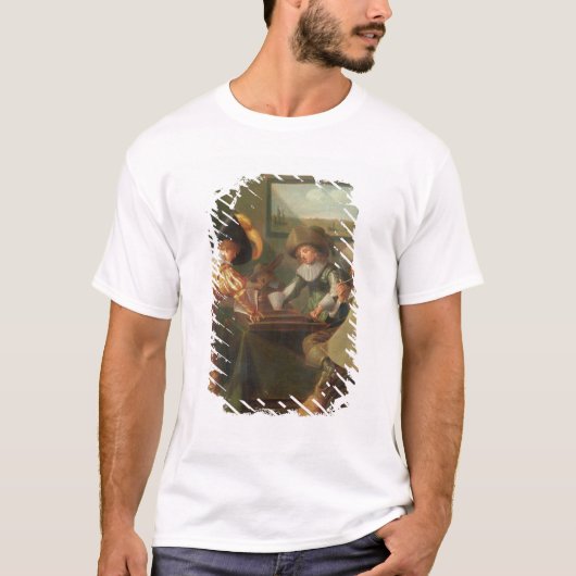 T-shirt Joueurs de backgammon, XVIIème siècle (Devant)