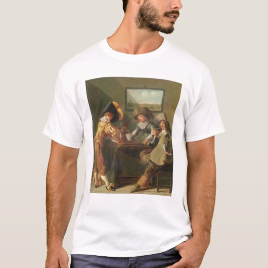 T-shirt Joueurs de backgammon, XVIIème siècle (Devant)