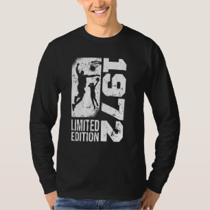 T-shirt Joueurs de basket-ball Vintage né en 1972 Annivers