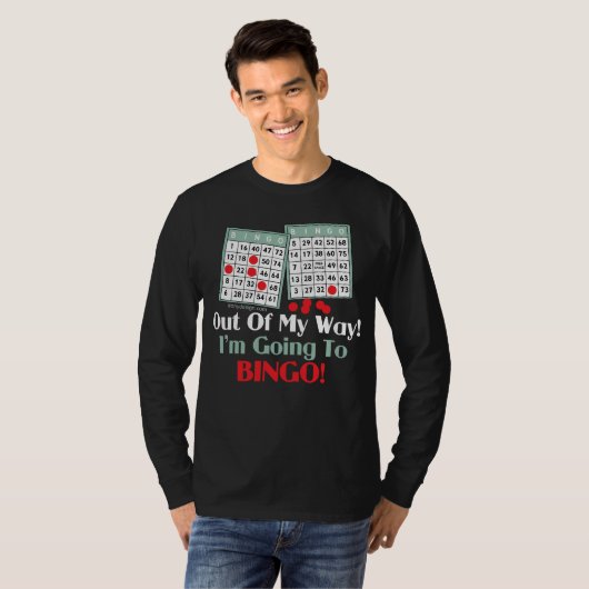 T-shirt Joueurs de bingo-test (Devant entier)