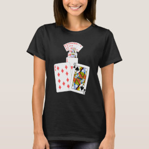 T-shirt Joueurs de carte Queen Of Spades Hearts