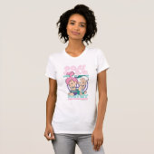 T-shirt Joueurs de cassettes PEBBLES™ et BAM-BAM™ (Devant entier)